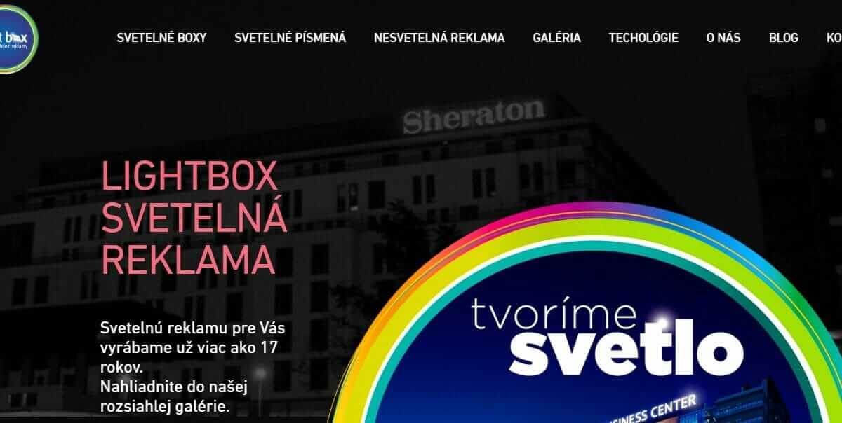Svetelná reklama