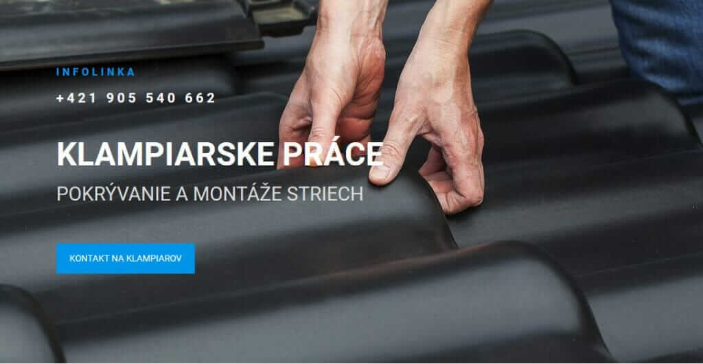 klampiarske a pokrývačské práce