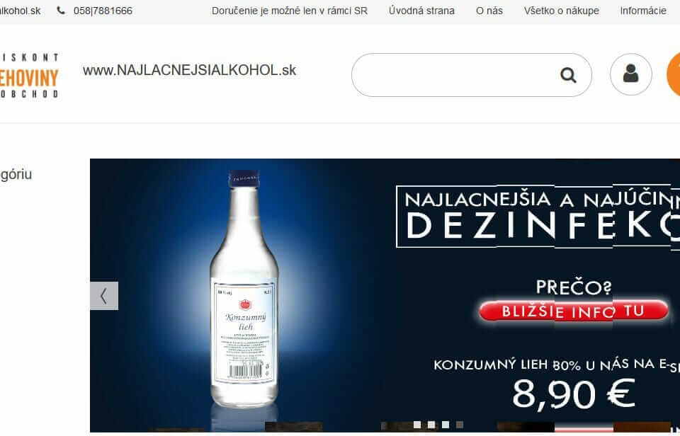 Najlacnejší alhokol