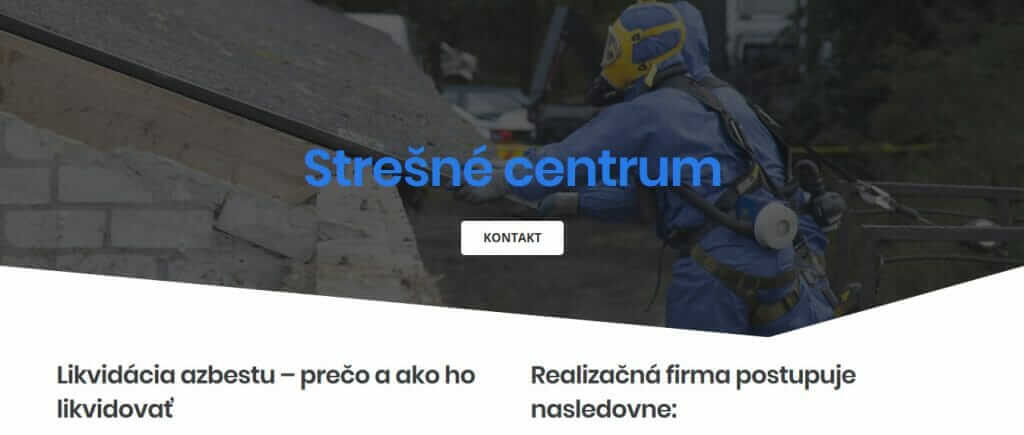 Likvidácia azbestu / eternitu
