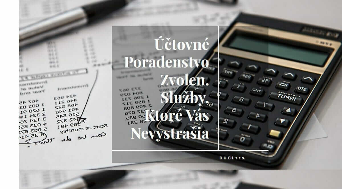 účtovné poradenstvo