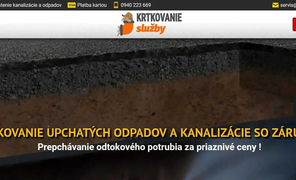 Čistenie kanalizácie