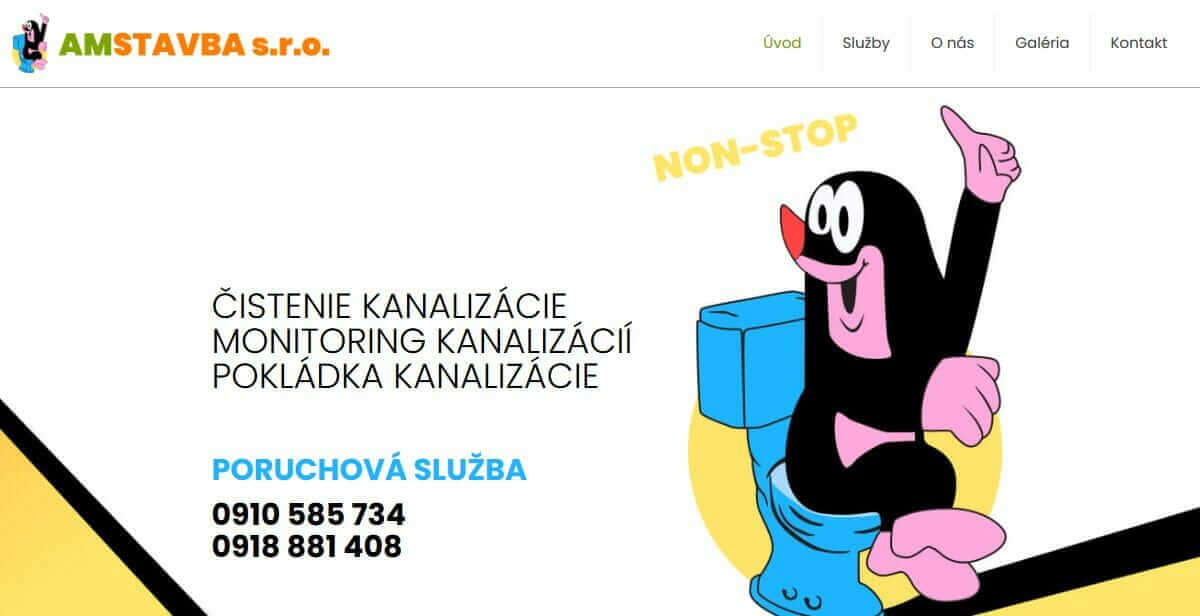 čistenie kanalizácie