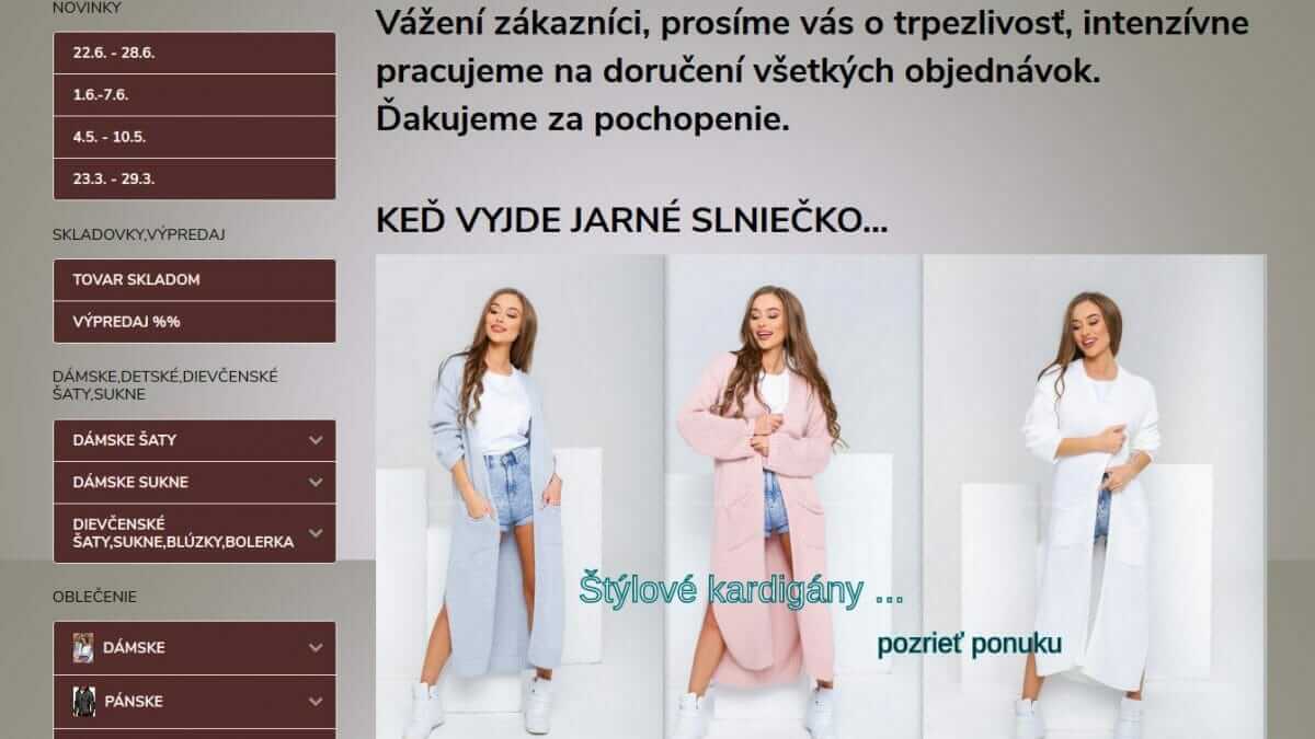 dámske oblečenie