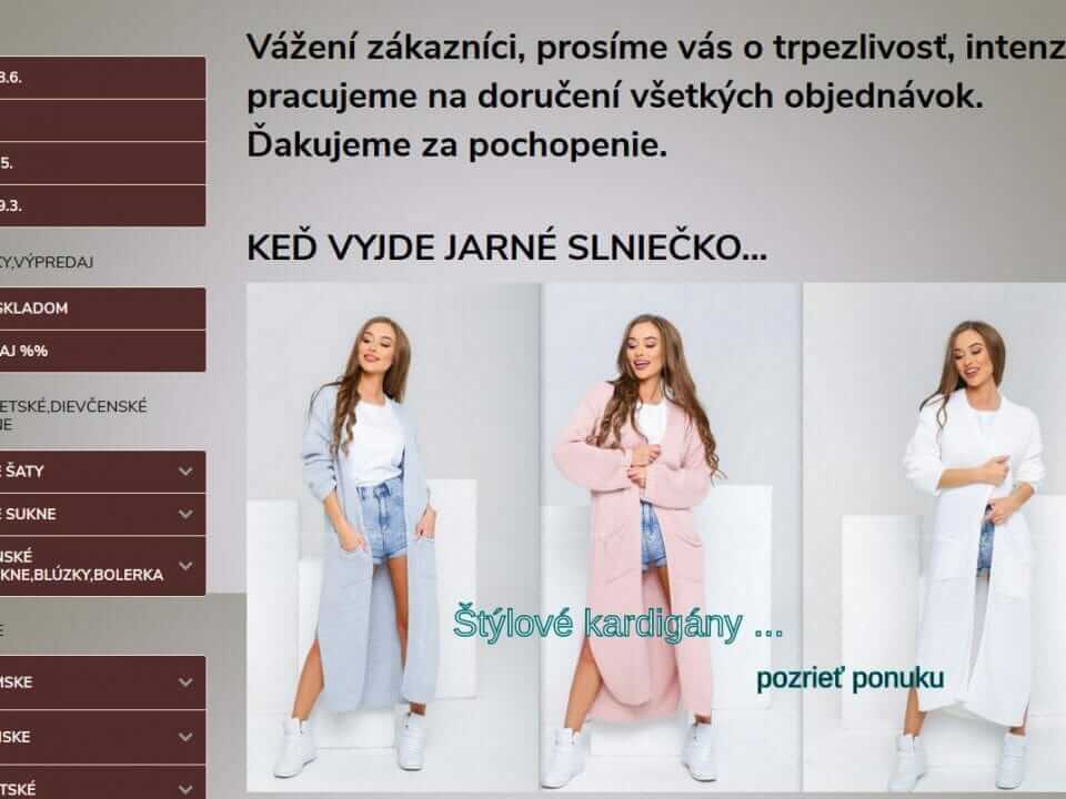 dámske oblečenie