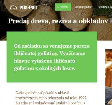 Predaj dreva, reziva a drevného obkladu od pila-pali.sk
