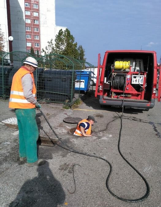 čistenie kanalizácie
